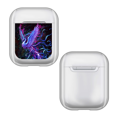 Christos Karapanos Art Mix Phoenix Clear Hard Crystal Cover Case for Apple AirPods 1 1st Gen / 2 2nd Gen Charging Case