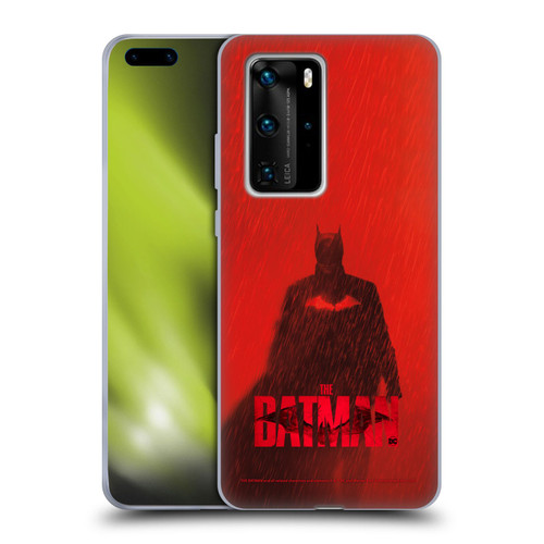 The Batman Posters Red Rain Soft Gel Case for Huawei P40 Pro / P40 Pro Plus 5G