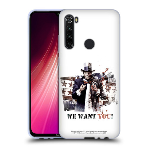 Batman Arkham City Graphics Two-Face We Want You Soft Gel Case for Xiaomi Redmi Note 8T