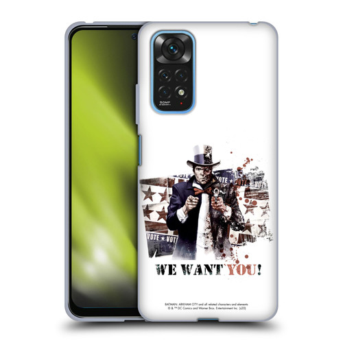Batman Arkham City Graphics Two-Face We Want You Soft Gel Case for Xiaomi Redmi Note 11 / Redmi Note 11S