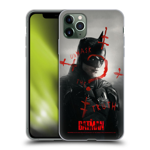 The Batman Posters Unmask The Truth Soft Gel Case for Apple iPhone 11 Pro Max