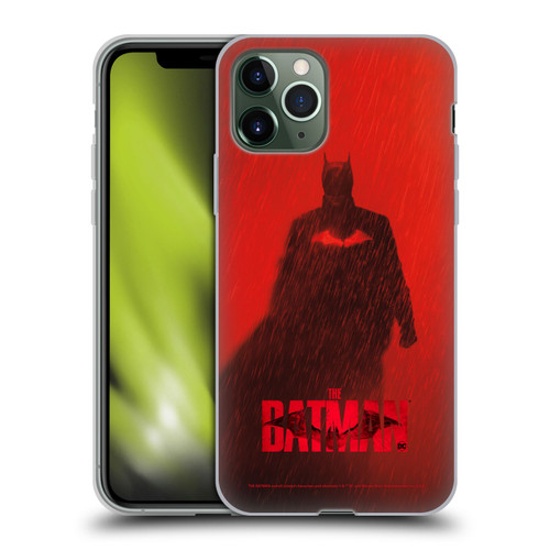 The Batman Posters Red Rain Soft Gel Case for Apple iPhone 11 Pro