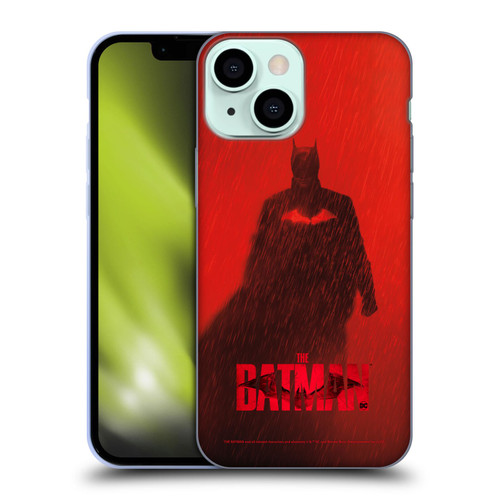 The Batman Posters Red Rain Soft Gel Case for Apple iPhone 13 Mini
