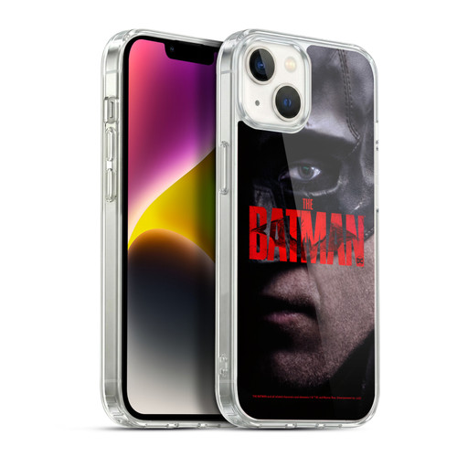 The Batman Posters Close Up Soft Gel Case for Apple iPhone 14 Plus & MagSafe