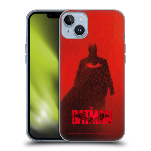 The Batman Posters Red Rain Soft Gel Case for Apple iPhone 14 Plus