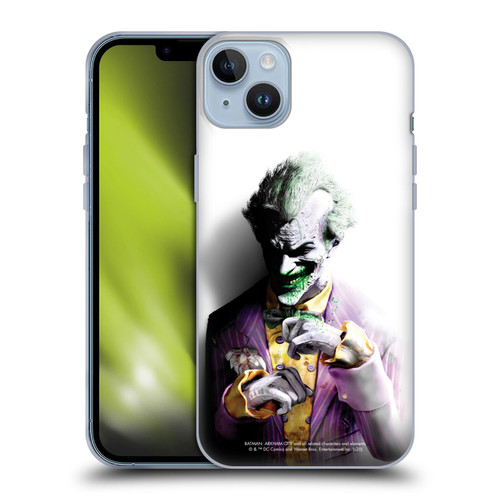 Batman Arkham City Villains Joker Soft Gel Case for Apple iPhone 14 Plus