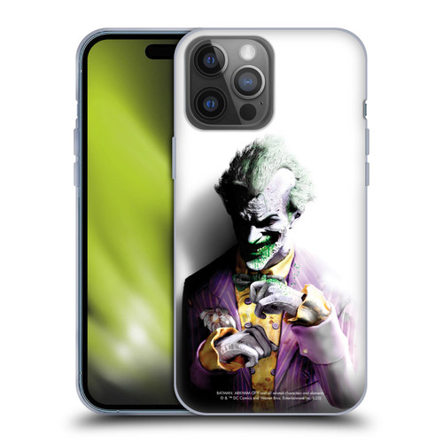 Batman Arkham City Villains Joker Soft Gel Case for Apple iPhone 14 Pro Max