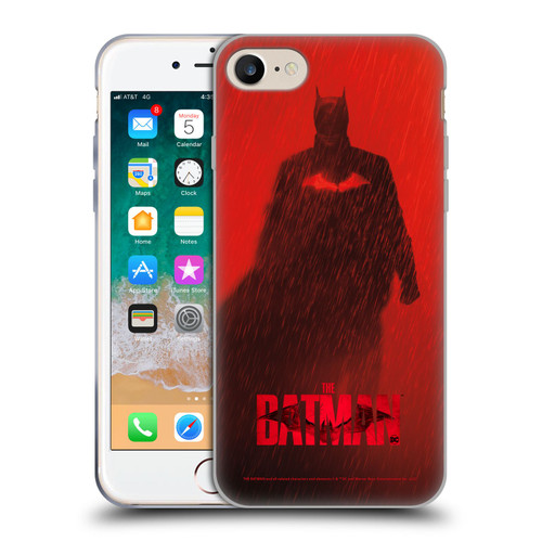 The Batman Posters Red Rain Soft Gel Case for Apple iPhone 7 / 8 / SE 2020 & 2022