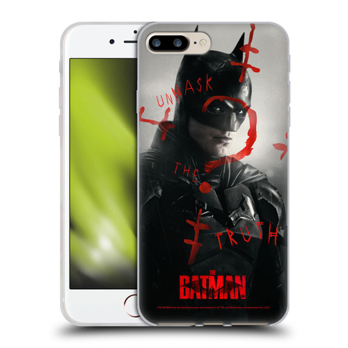 The Batman Posters Unmask The Truth Soft Gel Case for Apple iPhone 7 Plus / iPhone 8 Plus