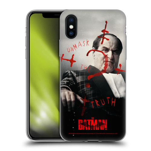 The Batman Posters Penguin Unmask The Truth Soft Gel Case for Apple iPhone X / iPhone XS