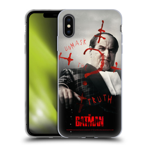 The Batman Posters Penguin Unmask The Truth Soft Gel Case for Apple iPhone XS Max