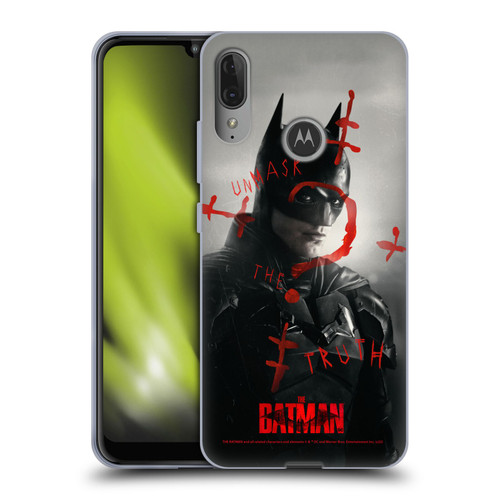The Batman Posters Unmask The Truth Soft Gel Case for Motorola Moto E6 Plus