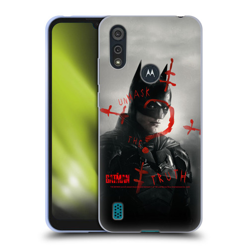 The Batman Posters Unmask The Truth Soft Gel Case for Motorola Moto E6s (2020)