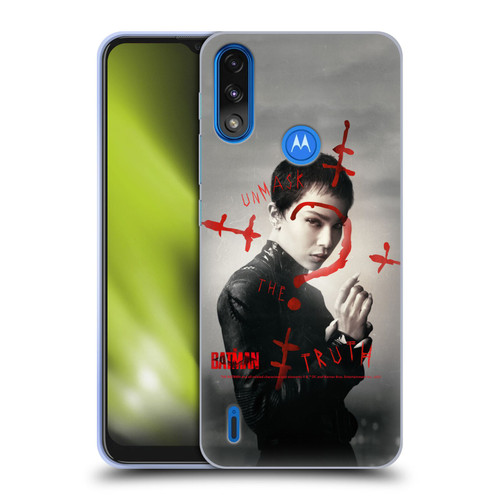 The Batman Posters Catwoman Unmask The Truth Soft Gel Case for Motorola Moto E7 Power / Moto E7i Power