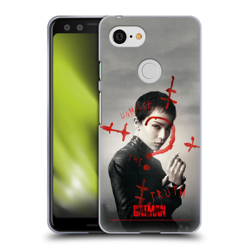 The Batman Posters Catwoman Unmask The Truth Soft Gel Case for Google Pixel 3