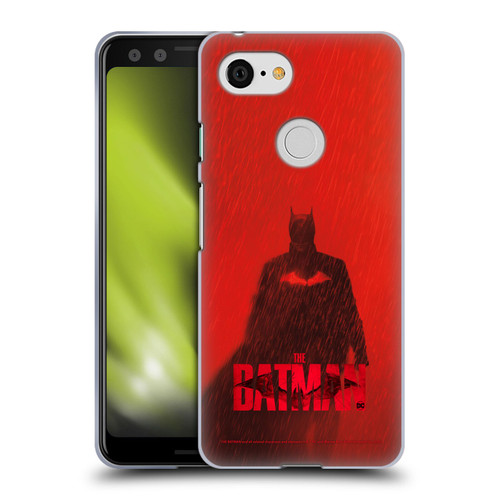 The Batman Posters Red Rain Soft Gel Case for Google Pixel 3