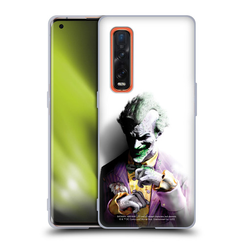 Batman Arkham City Villains Joker Soft Gel Case for OPPO Find X2 Pro 5G