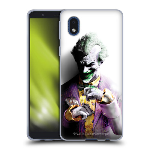 Batman Arkham City Villains Joker Soft Gel Case for Samsung Galaxy A01 Core (2020)