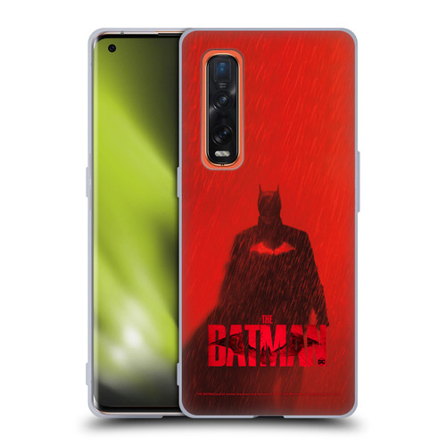 The Batman Posters Red Rain Soft Gel Case for OPPO Find X2 Pro 5G