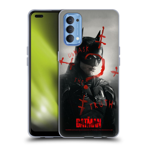 The Batman Posters Unmask The Truth Soft Gel Case for OPPO Reno 4 5G