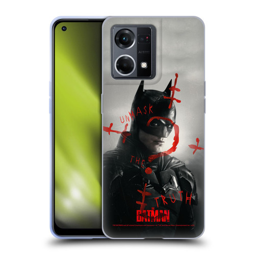 The Batman Posters Unmask The Truth Soft Gel Case for OPPO Reno8 4G