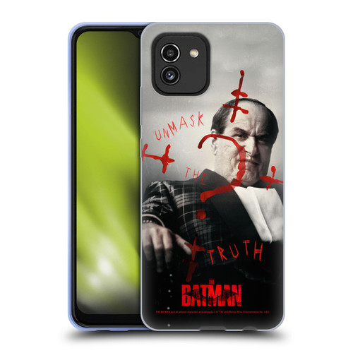The Batman Posters Penguin Unmask The Truth Soft Gel Case for Samsung Galaxy A03 (2021)