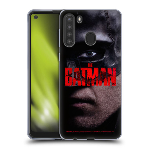 The Batman Posters Close Up Soft Gel Case for Samsung Galaxy A21 (2020)