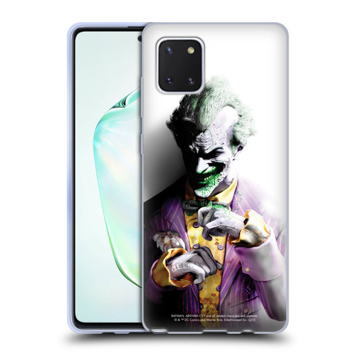 Batman Arkham City Villains Joker Soft Gel Case for Samsung Galaxy Note10 Lite