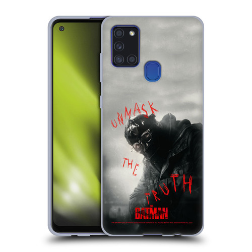 The Batman Posters Riddler Unmask The Truth Soft Gel Case for Samsung Galaxy A21s (2020)