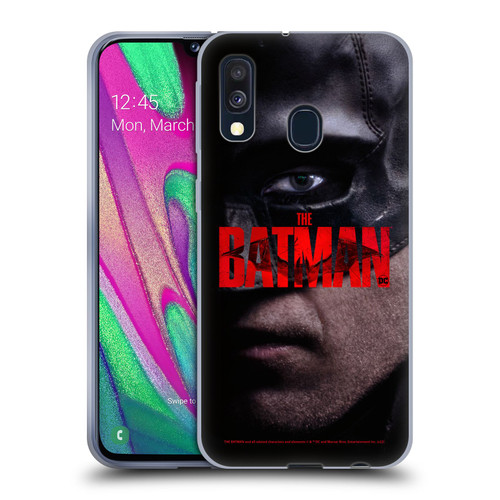 The Batman Posters Close Up Soft Gel Case for Samsung Galaxy A40 (2019)