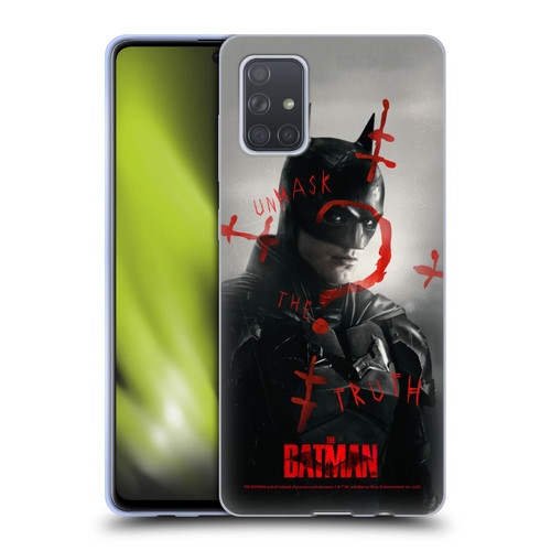 The Batman Posters Unmask The Truth Soft Gel Case for Samsung Galaxy A71 (2019)