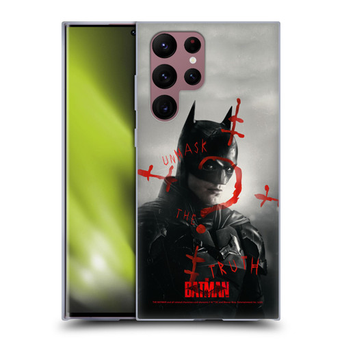 The Batman Posters Unmask The Truth Soft Gel Case for Samsung Galaxy S22 Ultra 5G