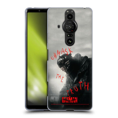 The Batman Posters Riddler Unmask The Truth Soft Gel Case for Sony Xperia Pro-I