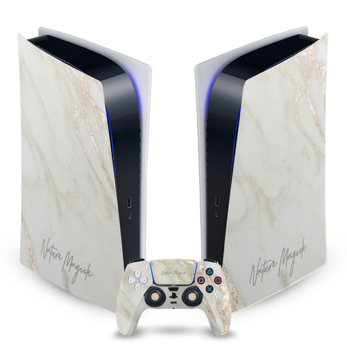 Nature Magick Art Mix Gold Vinyl Sticker Skin Decal Cover for Sony PS5 Digital Edition Bundle