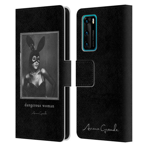 Ariana Grande Dangerous Woman Bunny Leather Book Wallet Case Cover For Huawei P40 5G