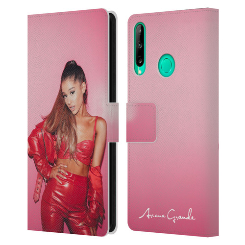 Ariana Grande Dangerous Woman Red Leather Leather Book Wallet Case Cover For Huawei P40 lite E