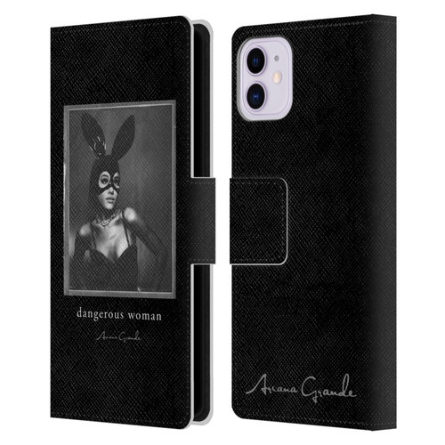Ariana Grande Dangerous Woman Bunny Leather Book Wallet Case Cover For Apple iPhone 11