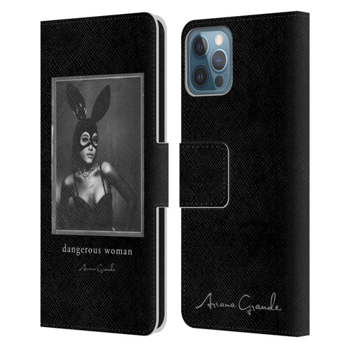 Ariana Grande Dangerous Woman Bunny Leather Book Wallet Case Cover For Apple iPhone 12 / iPhone 12 Pro