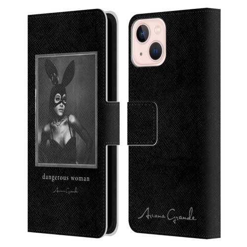 Ariana Grande Dangerous Woman Bunny Leather Book Wallet Case Cover For Apple iPhone 13