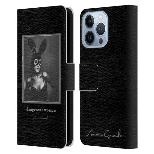 Ariana Grande Dangerous Woman Bunny Leather Book Wallet Case Cover For Apple iPhone 13 Pro