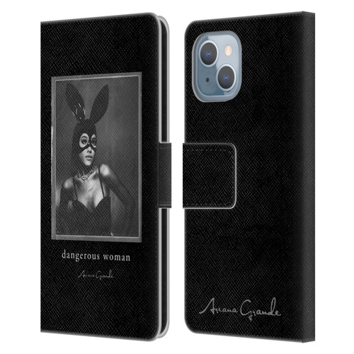 Ariana Grande Dangerous Woman Bunny Leather Book Wallet Case Cover For Apple iPhone 14