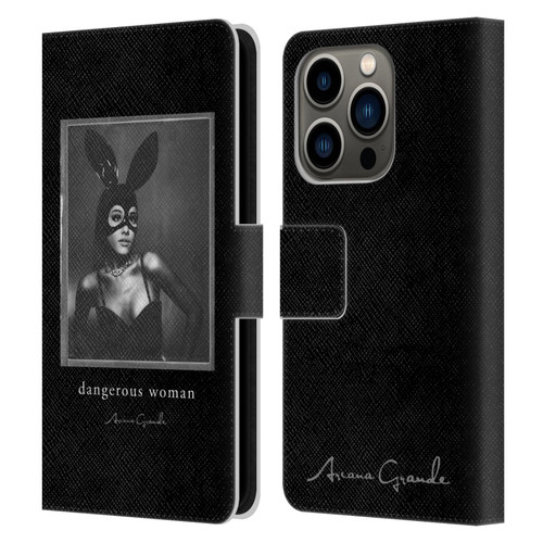 Ariana Grande Dangerous Woman Bunny Leather Book Wallet Case Cover For Apple iPhone 14 Pro