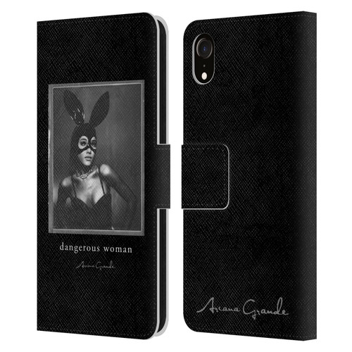 Ariana Grande Dangerous Woman Bunny Leather Book Wallet Case Cover For Apple iPhone XR