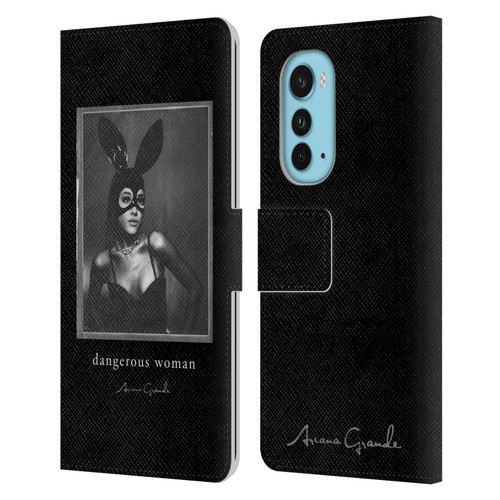 Ariana Grande Dangerous Woman Bunny Leather Book Wallet Case Cover For Motorola Edge (2022)