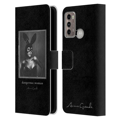 Ariana Grande Dangerous Woman Bunny Leather Book Wallet Case Cover For Motorola Moto G60 / Moto G40 Fusion