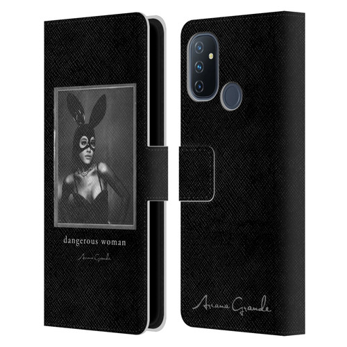 Ariana Grande Dangerous Woman Bunny Leather Book Wallet Case Cover For OnePlus Nord N100
