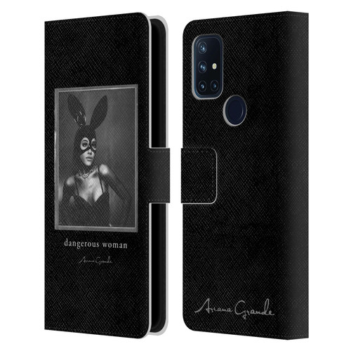 Ariana Grande Dangerous Woman Bunny Leather Book Wallet Case Cover For OnePlus Nord N10 5G
