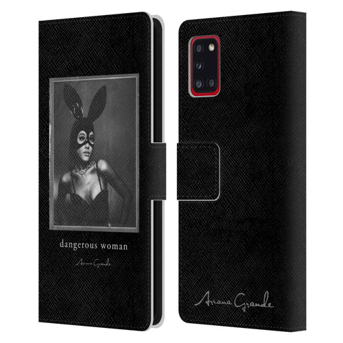 Ariana Grande Dangerous Woman Bunny Leather Book Wallet Case Cover For Samsung Galaxy A31 (2020)