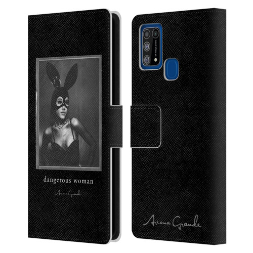 Ariana Grande Dangerous Woman Bunny Leather Book Wallet Case Cover For Samsung Galaxy M31 (2020)