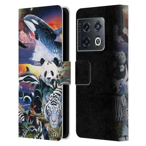 Graeme Stevenson Assorted Designs Animals Leather Book Wallet Case Cover For OnePlus 10 Pro
